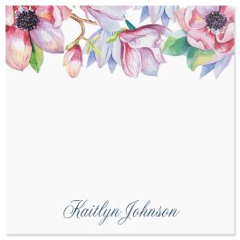 Magnolia Personalized Note Sheets in a Cube Refill
