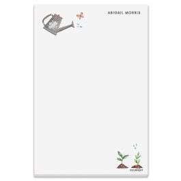 Garden Motifs Personalized Notes in a Tray Refill
