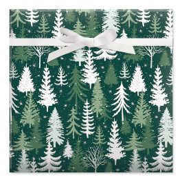 Holiday Forest Jumbo Rolled Gift Wrap