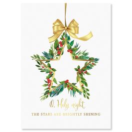 Shining Star Deluxe Christmas Cards - Nonpersonalized