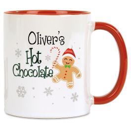 Gingerbread Personalized Hot Chocolate Mug