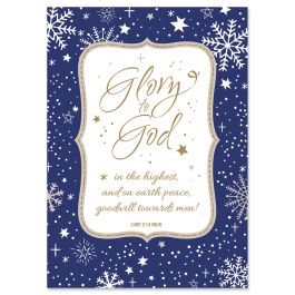 Glory in the Highest Christmas Cards - Personalized