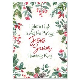 Light and Life Christmas Cards - Non-personalized