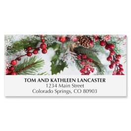 Berries & Pine Deluxe Address Labels