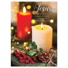 Candlelight Christmas Christmas Cards - Non-personalized