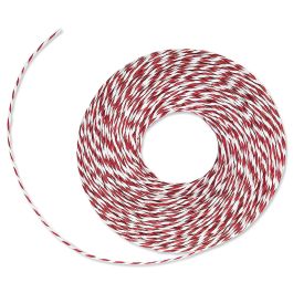 Red & White Twisted Paper Cord