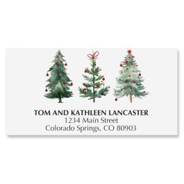 Christmas Forest Deluxe Address Labels