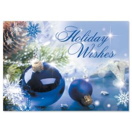 Holiday Wishes Christmas Cards - Nonpersonalized