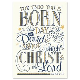 Tidings of Joy Christmas Cards - Personalized