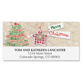 Sentiments of the Season Deluxe Address Labels