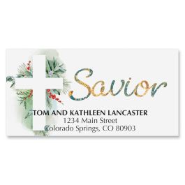 Christmas Cross Deluxe Address Labels