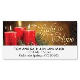 Hope & Light Deluxe Address Labels