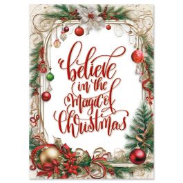 Festive Tidings Christmas Cards - Nonpersonalized