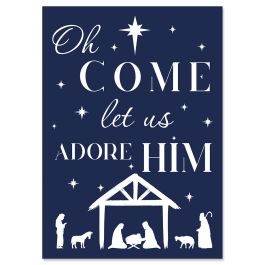 Adore Him Christmas Cards - Nonpersonalized