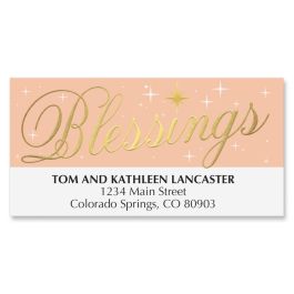 Vintage Blessings Deluxe Address Labels