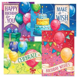 Festive Birthday Wishes Cards