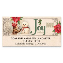 Nostalgic Christmas Deluxe Address Labels