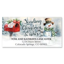 Winter Mail Deluxe Address Labels