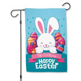 Happy Easter Personalized Garden Flag