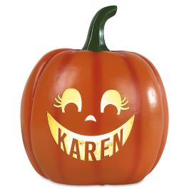 LED Personalized Jack-O-Lantern Eyes with Lashes