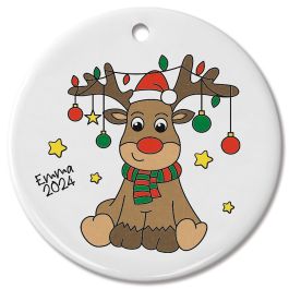 Reindeer Color Your Own Ornament