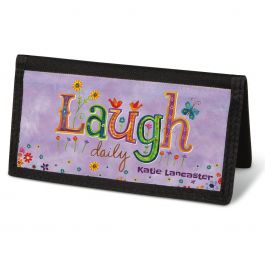 Happy Thoughts Checkbook Cover - Personalized