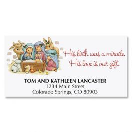 His Love Is Our Gift Deluxe Address Labels