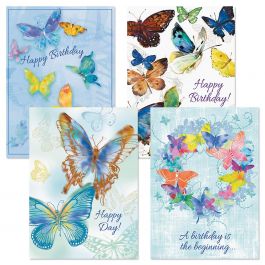 Butterfly Riot Birthday Cards