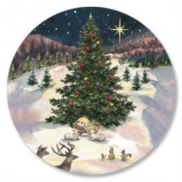 Christmas Tree with Manger Seals