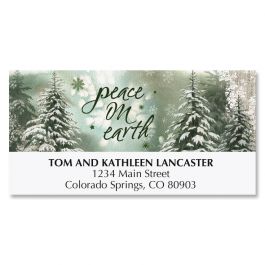Peaceful Trees Deluxe Address Labels