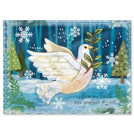 Peace Dove Christmas Cards - Nonpersonalized