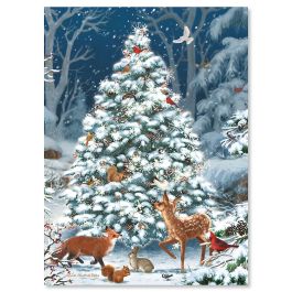 Nature's Celebration Christmas Cards - Personalized