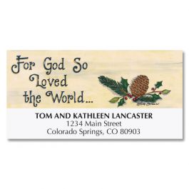 Peaceful Pinery Deluxe Address Labels