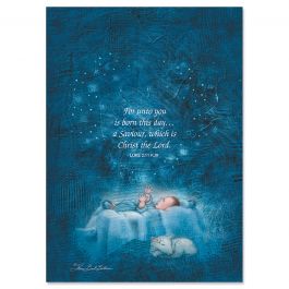 Savior Is Born Christmas Cards - Nonpersonalized