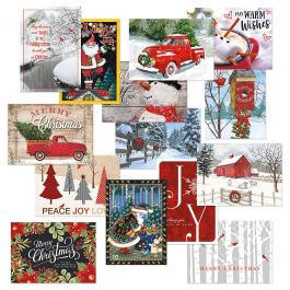 Classic Christmas Card Value Pack - Set of 32