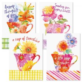 Teacup Brights Friendship Cards