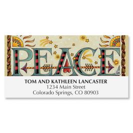 Peace Dove Deluxe Address Labels