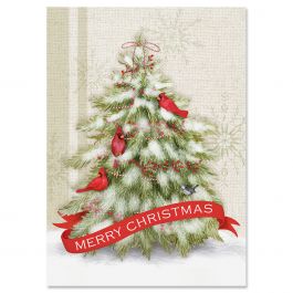Winter Tree Christmas Cards - Nonpersonalized