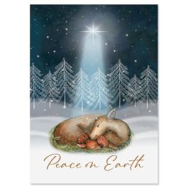 Starlight Doe Christmas Cards - Nonpersonalized