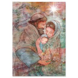 Blessed Family Christmas Cards - Nonpersonalized