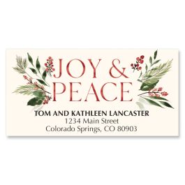 Joy & Peace Deluxe Address Labels