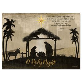 Brightly Shining Christmas Cards - Personalized