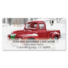 Vintage Truck Deluxe Address Labels