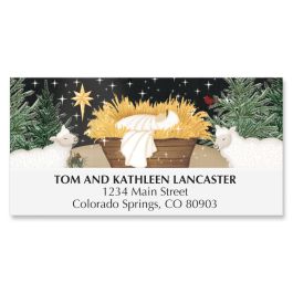 Joy is Born Deluxe Address Labels