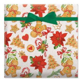 Homemade Christmas Jumbo Rolled Gift Wrap