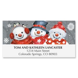 Frosty Friends Deluxe Address Labels