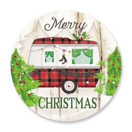 Camping Christmas Seals