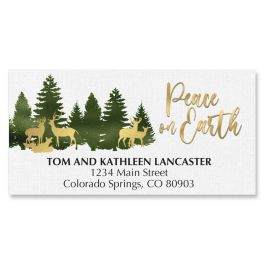Elegant Forest Deluxe Address Labels