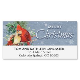 Cardinal Love Deluxe Address Labels