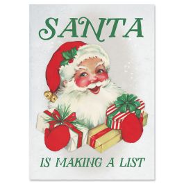 Making A List Christmas Cards - Nonpersonalized